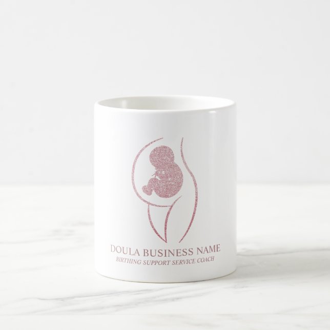 Mug Rose Gold Doula Birth (Centre)