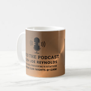 Mug Rose Gold Metal Effet, Podcaster, Podcast Advert