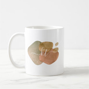 Mug Rose Gold Parties scintillant Formes Abstraites Mo