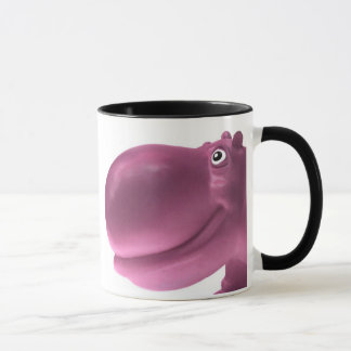 Mug Rose heureux d'hippopotame