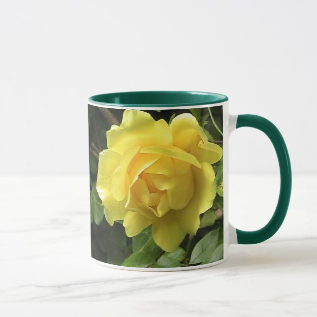 Mug Rose jaune (Droite)