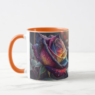 Mug Rose jaune mignonne Imaginaire