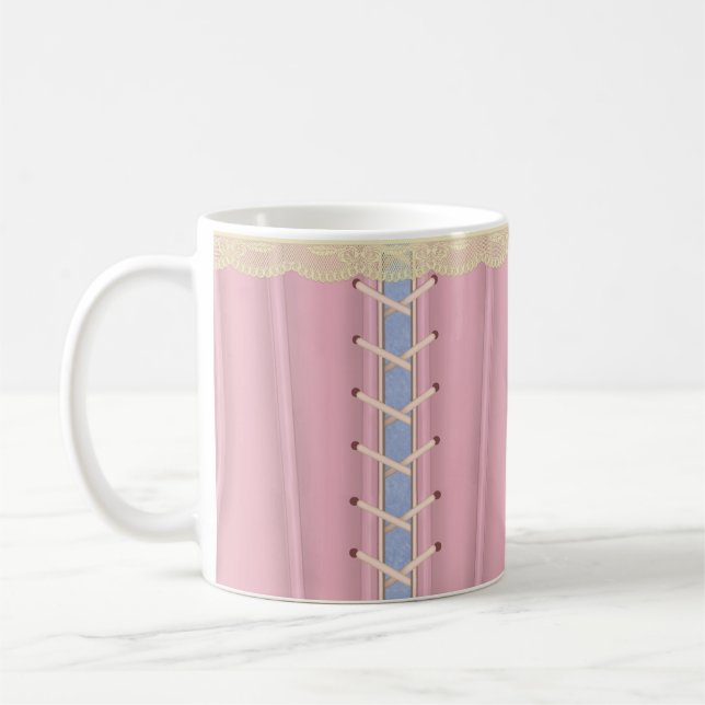 Mug Rose Lacée Corset Feminine (Gauche)