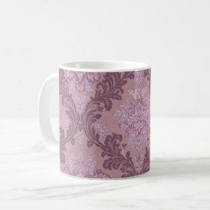 Mug Rose Mauve Lilas Lavande Poussiéreuse Élégant Dama