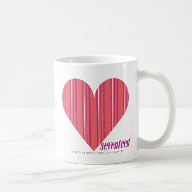 Mug Rose mince 3 de rayures (Droite)