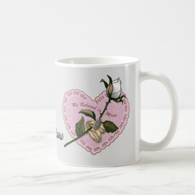 Mug Rose Mine aimée (Droite)