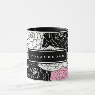 Mug Rose moderne