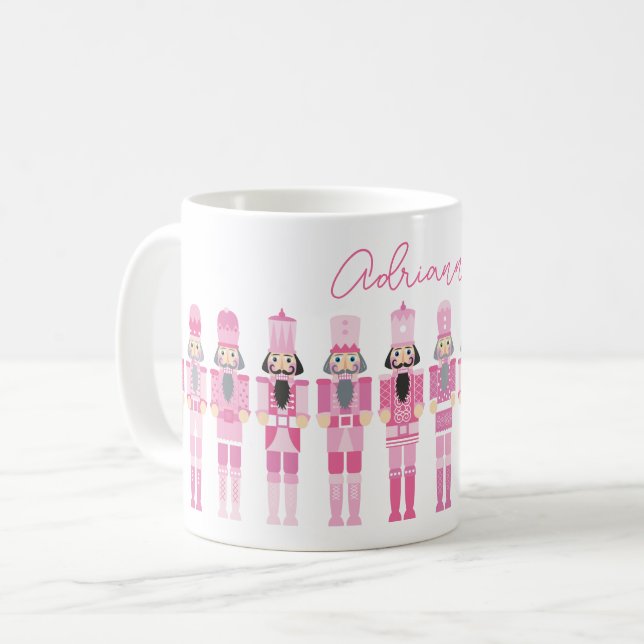 MUG ROSE NOËL NUTCRACKERS (Devant gauche)