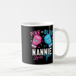 Mug Rose Ou Bleu Nannie Vous Aime Boxer Genre Révéler