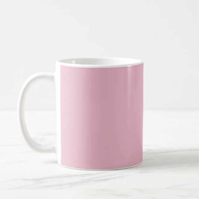 Mug Rose Pâle Uni et Doux (Gauche)