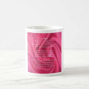 Mug Rose - poème de nièce