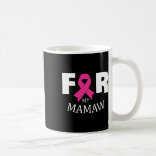 Mug Rose pour mon guerrier Mamaw de sensibilisation au