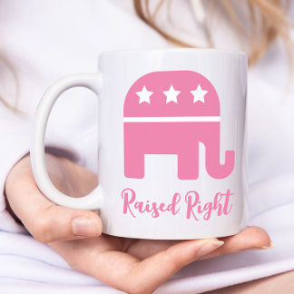 Mug Rose Raisonné Républicain De Droite