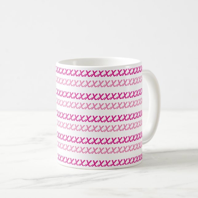 Mug Rose rose (Devant droit)