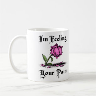 Mug Rose rose en désespoir
