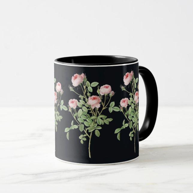Mug Rose rose Fleur Nature Jardin botanique en fleurs (Devant droit)