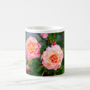 Mug Rose rose fleurs dans le jardin carte postale