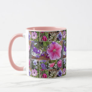 Mug Rose rose Penunia Fleurs de marguerite Fête des mè