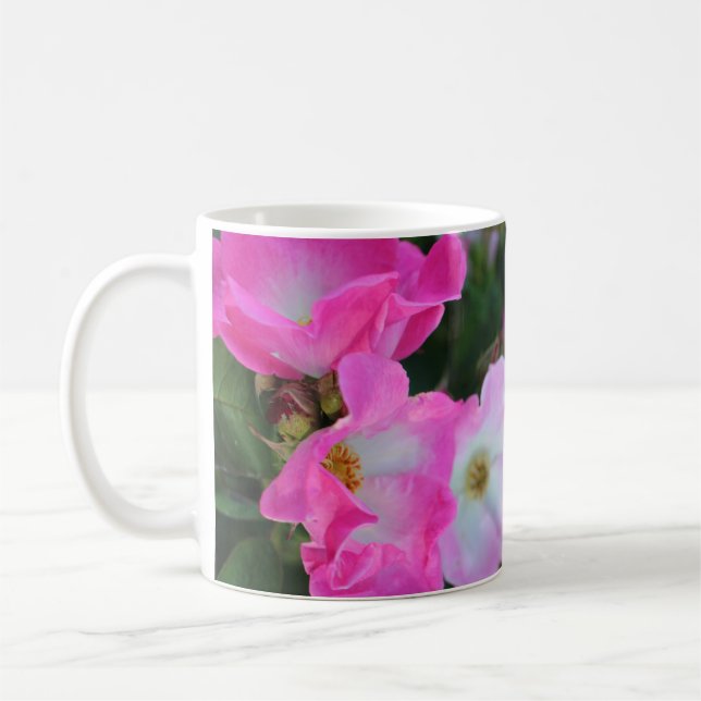 Mug Rose rose simple (Gauche)