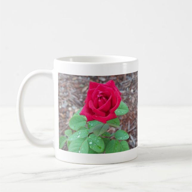 Mug Rose rouge (Gauche)