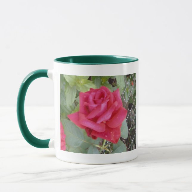 Mug Rose rouge (Gauche)