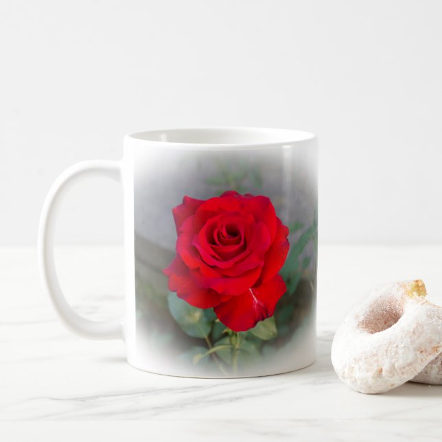 Mug Rose rouge (Avec donut)