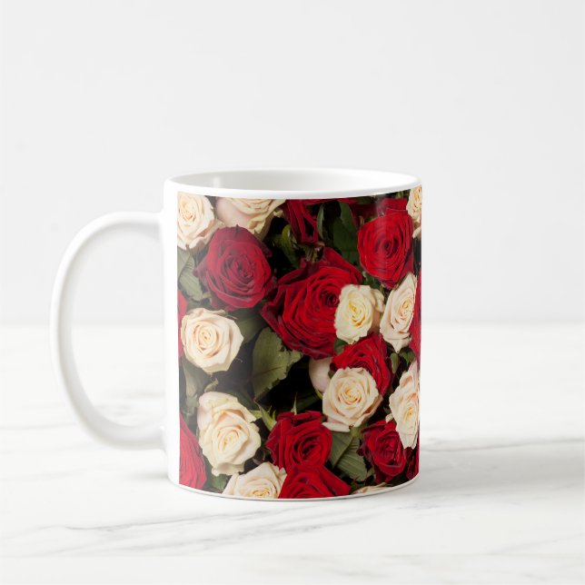 Mug Rose, sans soudure, élégant carrelage arrière - pl (Gauche)