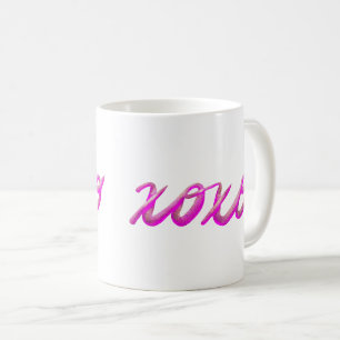 Mug rose xoxo