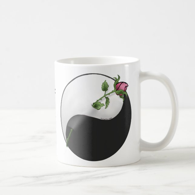 Mug Rose Yin Yang (Droite)