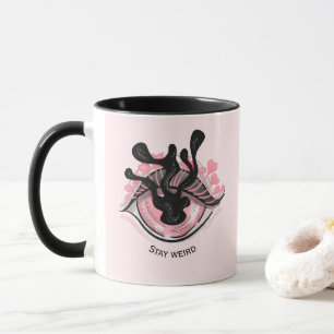 Mug Rosée Goth Oeil Déplaisant Horreur Wicca Restez bi