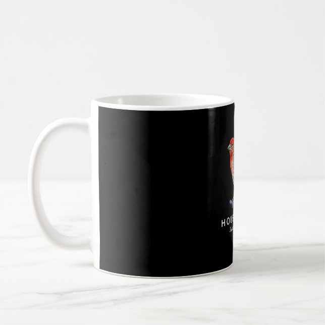 Mug Roselin familier observation des oiseaux graphique (Gauche)