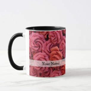 Mug Roses à fleurs roses