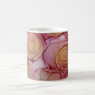 Mug Roses Abstraits Brown