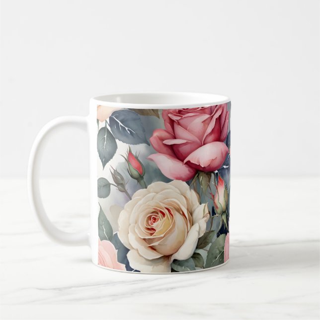 Mug Roses anciennes (Gauche)