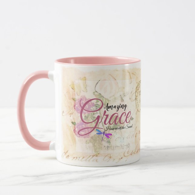 Mug Roses anciennes Amazing Grace (Gauche)