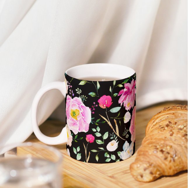 Mug Roses aquarelle (Créateur téléchargé)