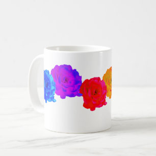 Mug Roses arc-en-ciel
