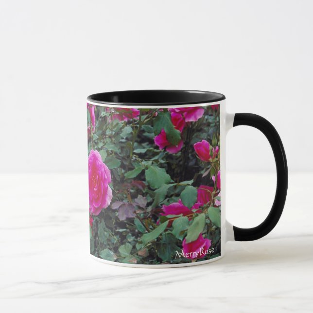 Mug Roses assez roses sur le buisson (Droite)