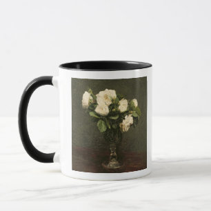 Mug Roses blancs, 1875 (huile sur la toile)