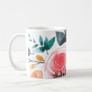 Mug Roses coralliennes et roses