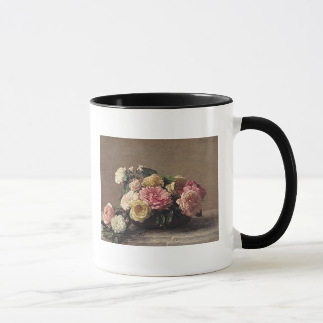 Mug Roses dans un plat, 1882 (Droite)