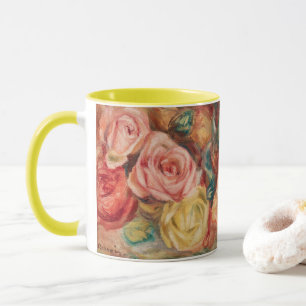 Mug Roses dans un vase par Pierre Renoir, Beaux-arts a