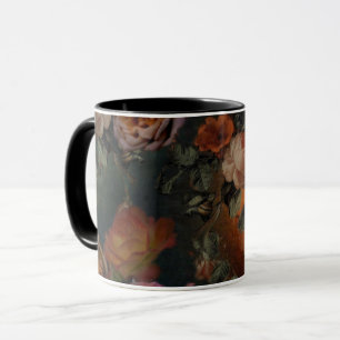 Mug Roses En Automne Couleurs Vintages Jardin Botaniqu