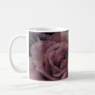Mug Roses En Bourgogne Et Rose Vintage Botanique
