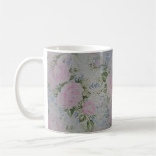 Mug Roses floraux roses Vintages