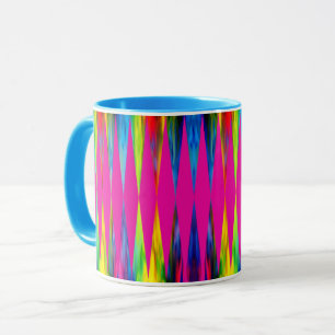 Mug [Roses indien géométriques de harlequin de fiest