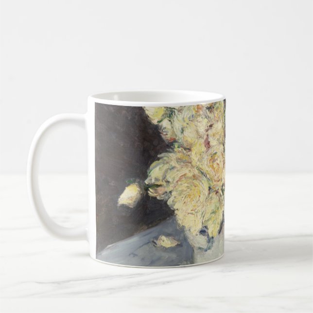 Mug Roses jaunes dans un vase de Caillebott Impression (Gauche)