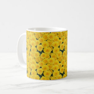 Mug Roses Jaunes Lumineuses
