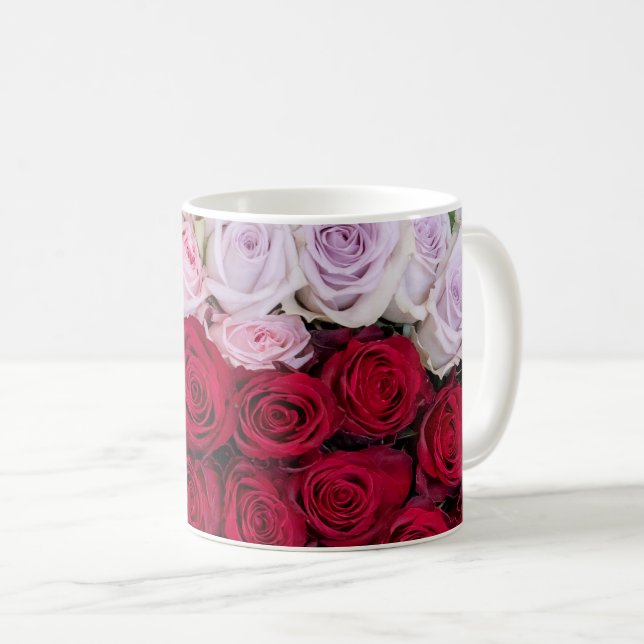 Mug Roses Mixtes Colorées (Devant droit)