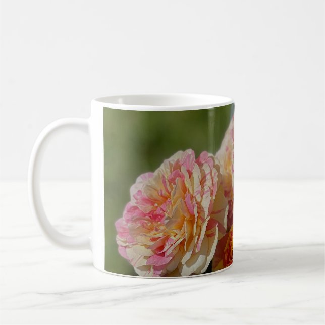 Mug Roses multicolores roses et jaunes (Gauche)
